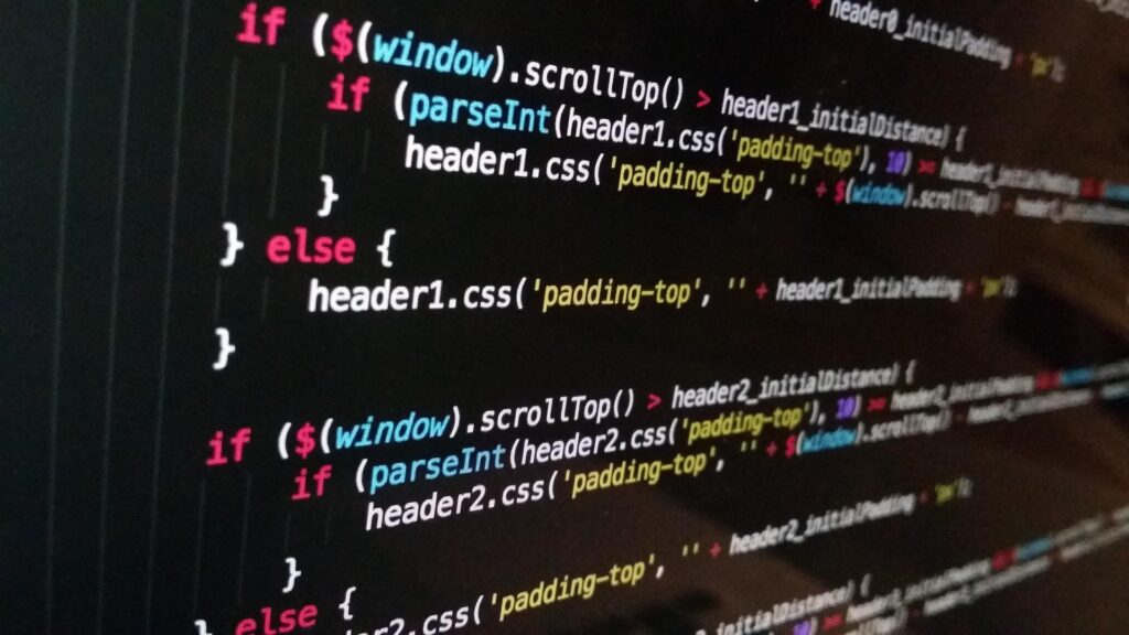 Developer practicing vibe coding on a laptop